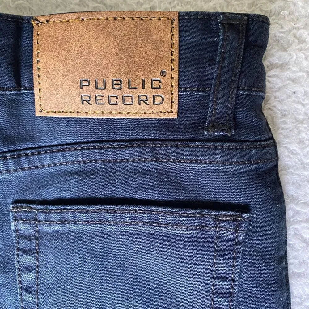 Big Boys Jeans Public‎ Record 10/12 Regular Straight Fit Checkerboard Black